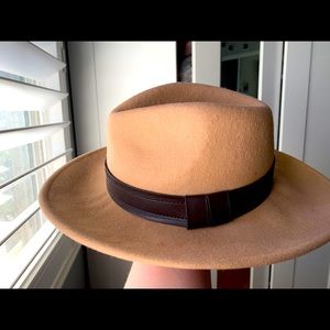 Tan Fedora Hat